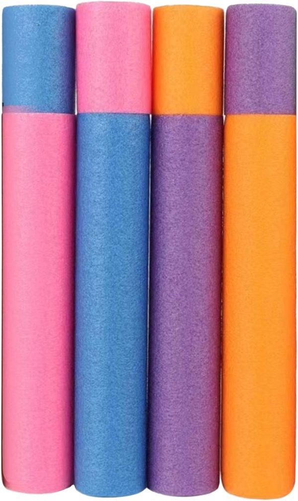 4-Pack Water Blaster Soaker Guns Set,Squirt Guns,Squirt Guns for Kids,Pool Squirt Toys,Pool Water Gun,Ranges up to 40 feet,Outdoor Water Toys for Kids (4-Pack Cylinder Water Guns)