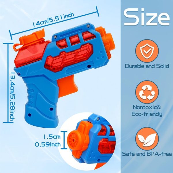Water Guns, Water Guns for Kids, 2 Pack Squirt Guns Water Blaster, Mini Water Guns Small Water Pistol Toys for Boys Girls, Summer Gifts for Swimming Pool Outdoor Beach Water Fighting Toys
