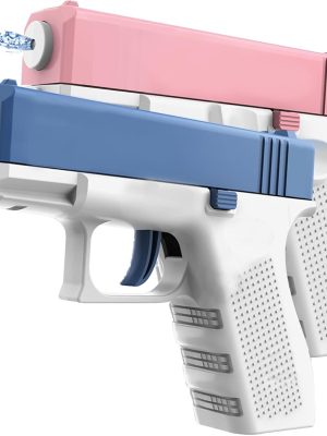 2 Packs Water Guns for Kids Adults, Squirt Water Pistols, Very Cool Small Manual Water Soaker Gun Summer Swimming Pool Outdoor Games Beach Water Fighting Toys Gifts for Boys Girls Children ﻿