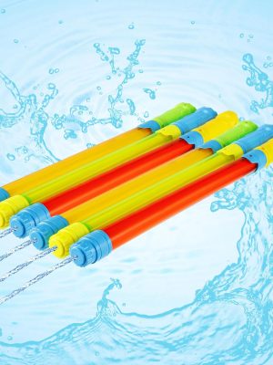 6 Pcs Water Gun -16.5in Bulk Water Soaker Blaster Squirt Gun for Kids Adults, Summer Outdoor Beach Party Games Fighting Play Swimming Pool Toys