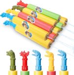 9 Pack Water Guns Pool Toys Summer Lake Pool Deals Game Blaster Outdoor Water Shooters Swimming Play Activities for Kids Teens Adults (9 Dinosaurs)