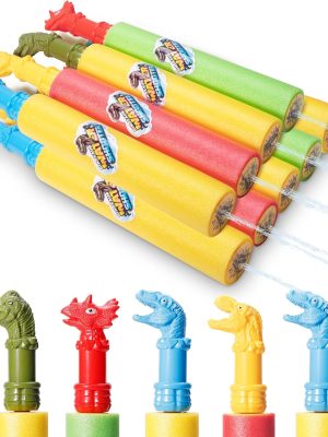 9 Pack Water Guns Pool Toys Summer Lake Pool Deals Game Blaster Outdoor Water Shooters Swimming Play Activities for Kids Teens Adults (9 Dinosaurs)