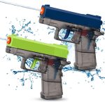 2 Pack Water Guns for Kids - Squirt Gun Water Blaster Soaker Water Pistol Toys for Toddlers Child Boys Girls