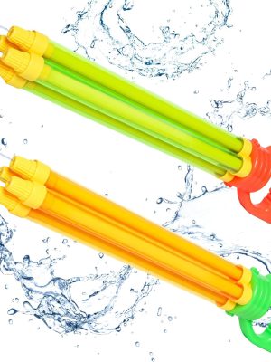 2 Packs Water Guns for Kids Adults,Blast Water from 4 nozzles with Long Range,Squirt Guns Water Blaster Pool Toys High Capacity for Boys Girls