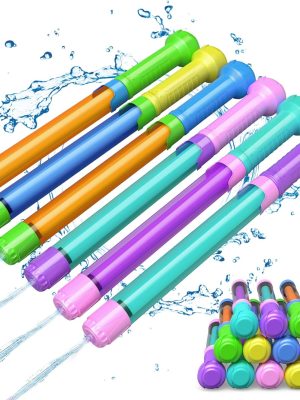 12 Pack Water Gun Soaker Blaster - Bulk Squirt Guns Pool Toys for Kids Adults Outdoor Swimming Pool Summer Beach Activity Fighting Party Game