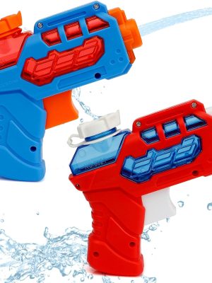 Water Guns, Water Guns for Kids, 2 Pack Squirt Guns Water Blaster, Mini Water Guns Small Water Pistol Toys for Boys Girls, Summer Gifts for Swimming Pool Outdoor Beach Water Fighting Toys