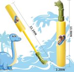 9 Pack Water Guns Pool Toys Summer Lake Pool Deals Game Blaster Outdoor Water Shooters Swimming Play Activities for Kids Teens Adults (9 Dinosaurs)