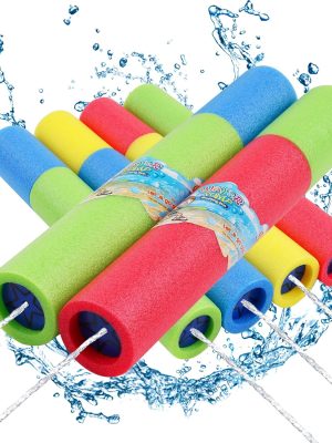 6pack Super Water Squirt Guns Foam Water Shooter Toys for Summer Pool Beach Game Party Favors