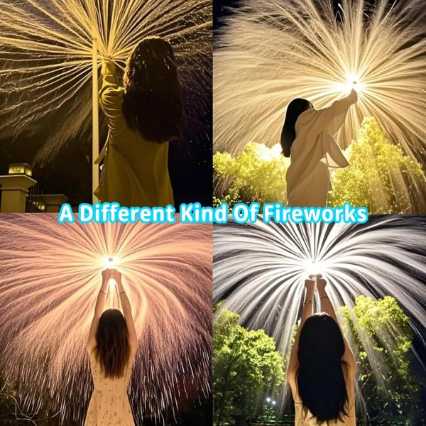 Fireworks Water Gun for Adults–Squirt Gun with Dazzling Spray Effect – Fun Firework Water Gun for Pool, Beach, Concerts, Parties & Festivals(4pc)