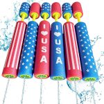 6 Pack Water Blaster Foam Water Gun Pool Games for Kids Squirt Gun Summer Toys Water Shooter Outdoor Toys for Boys Girls