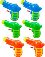6 Pack Mini Water Guns for Kids, Small Squirt Guns Blaster Pool Toys for Boys Girls Summer Gifts for Party Favors Outdoor Water Fighting Toys