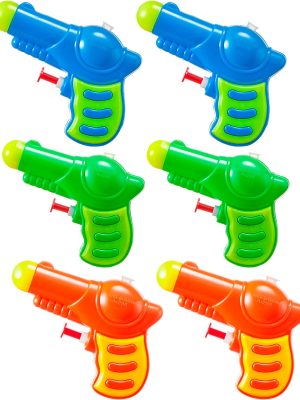 6 Pack Mini Water Guns for Kids, Small Squirt Guns Blaster Pool Toys for Boys Girls Summer Gifts for Party Favors Outdoor Water Fighting Toys