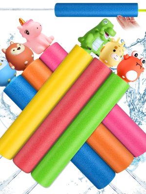 Water Squirters for Kids Water Guns Toys for Toddlers Durable Water Soaker Blaster Toys Water Squirter Shooter for Summer Outdoor Game Pool Beach Party (6 Pcs)